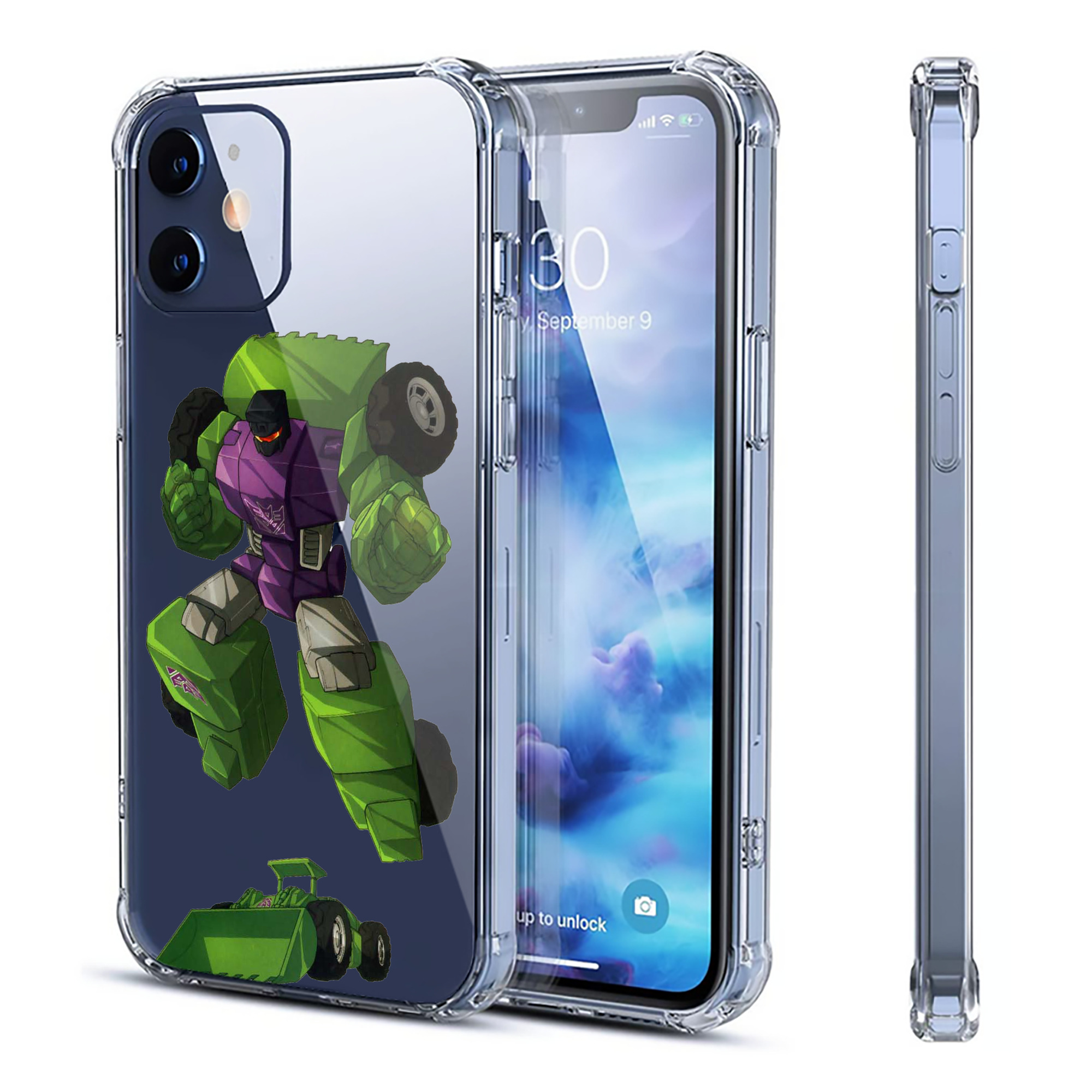 （画像用）  【iPhone 12シリーズ対応】透明スマホケース（クリアソフトケース）